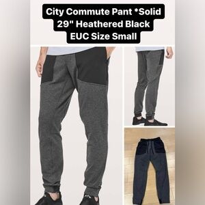 Size small men’s Lululemon city commute pants.